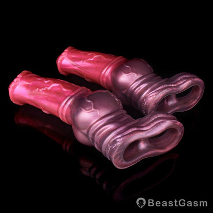 Dark Stallion Fantasy Knot Penis Sleeve – Thick & Textured 🐎🔥 - BeastGasm