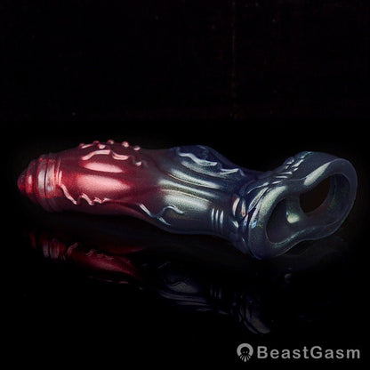 Dark Warrior Nightblade Penis Sleeve – Spiked & Textured Fantasy ⚔️🔥 - BeastGasm