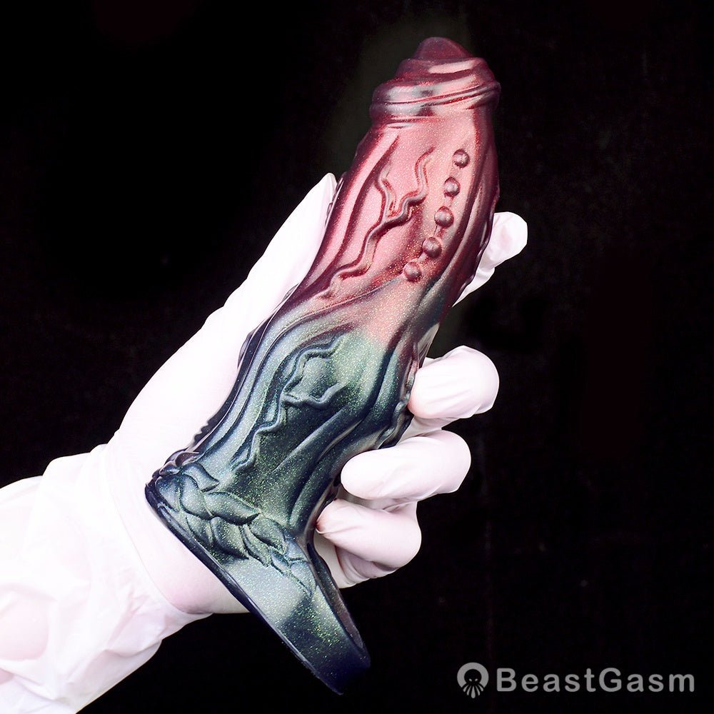 Dark Warrior Nightblade Penis Sleeve – Spiked & Textured Fantasy ⚔️🔥 - BeastGasm