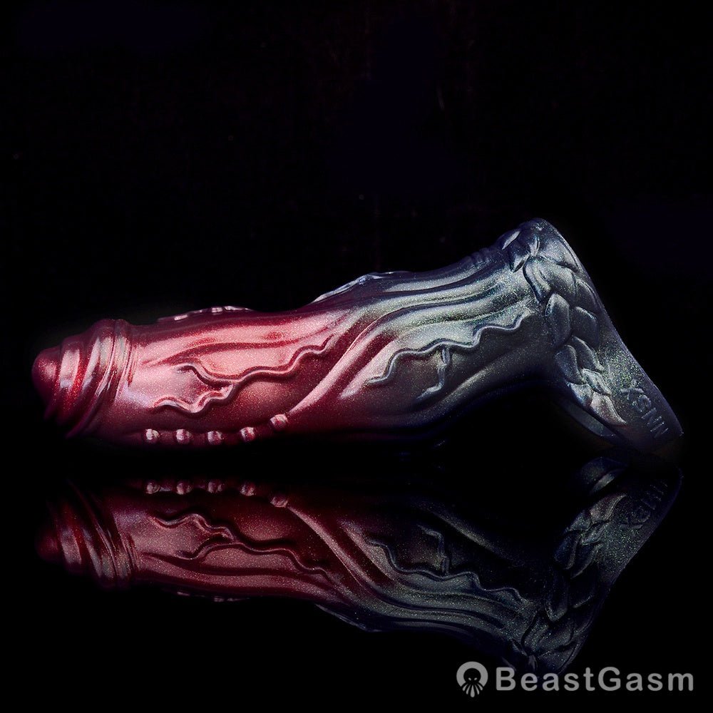 Dark Warrior Nightblade Penis Sleeve – Spiked & Textured Fantasy ⚔️🔥 - BeastGasm