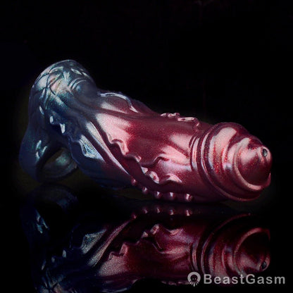 Dark Warrior Nightblade Penis Sleeve – Spiked & Textured Fantasy ⚔️🔥 - BeastGasm