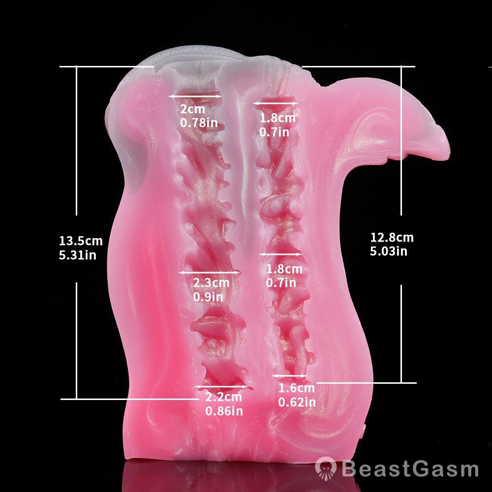 🫎 Deer Girl Animal Pocket Pussy: Dual - Channel Fantasy Masturbator - BeastGasm