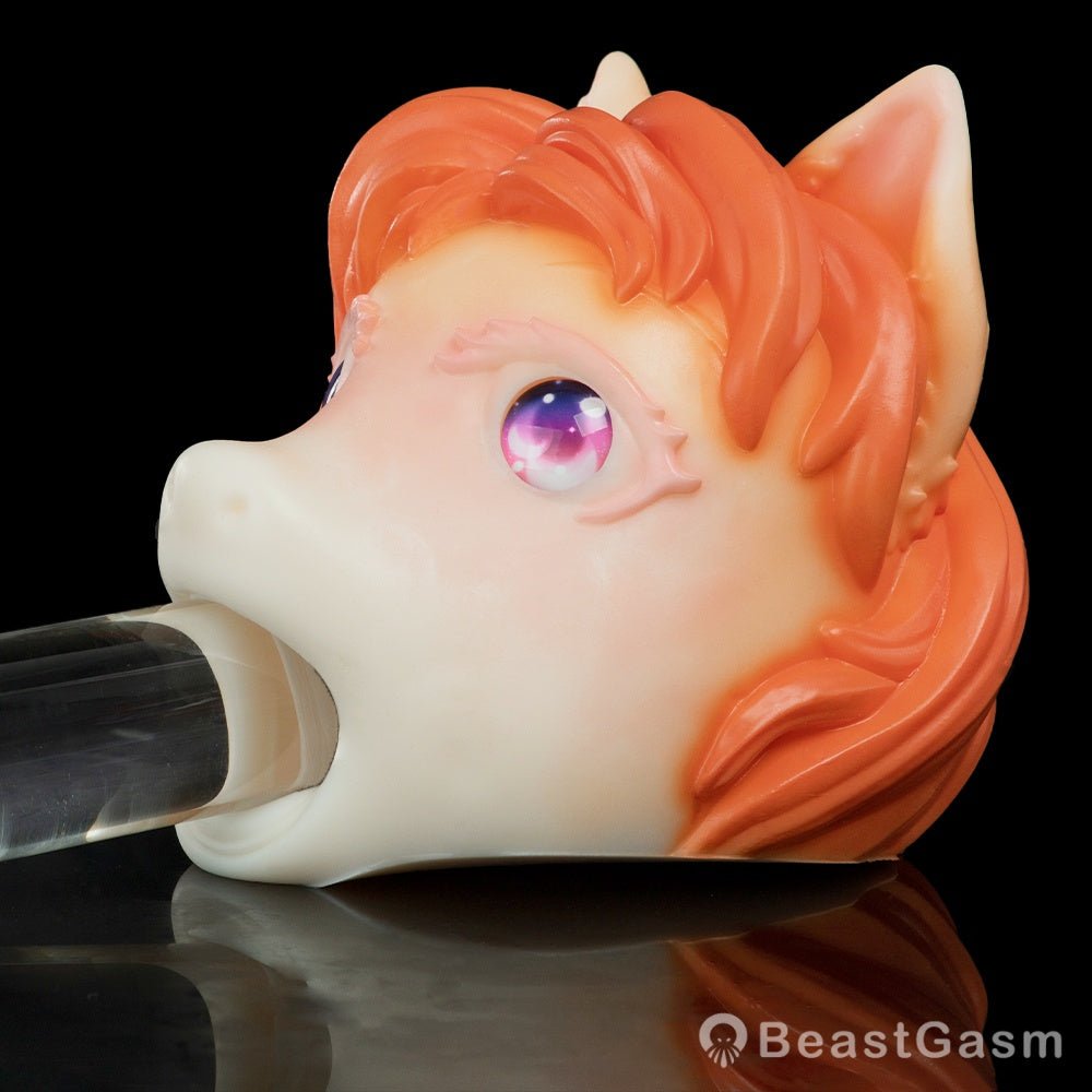 Deer Pony Pocket Pussy – Fantasy Oral Silicone Toy 🦌 - BeastGasm