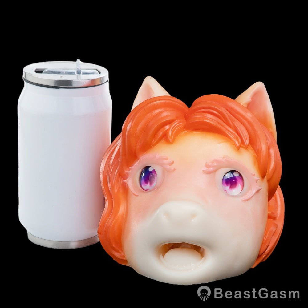 Deer Pony Pocket Pussy – Fantasy Oral Silicone Toy 🦌 - BeastGasm