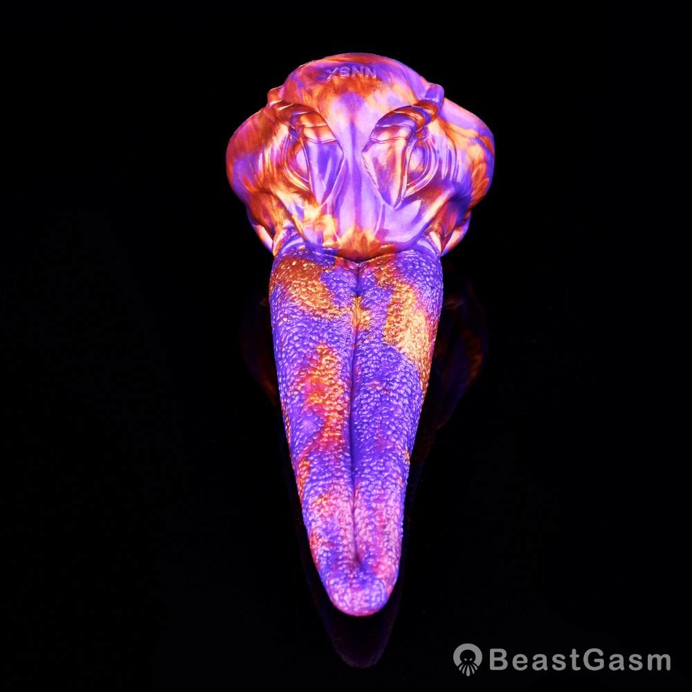 Demonic Tongue Dildo – 2.4 Inch Girth & Oral - Like Pleasure - BeastGasm