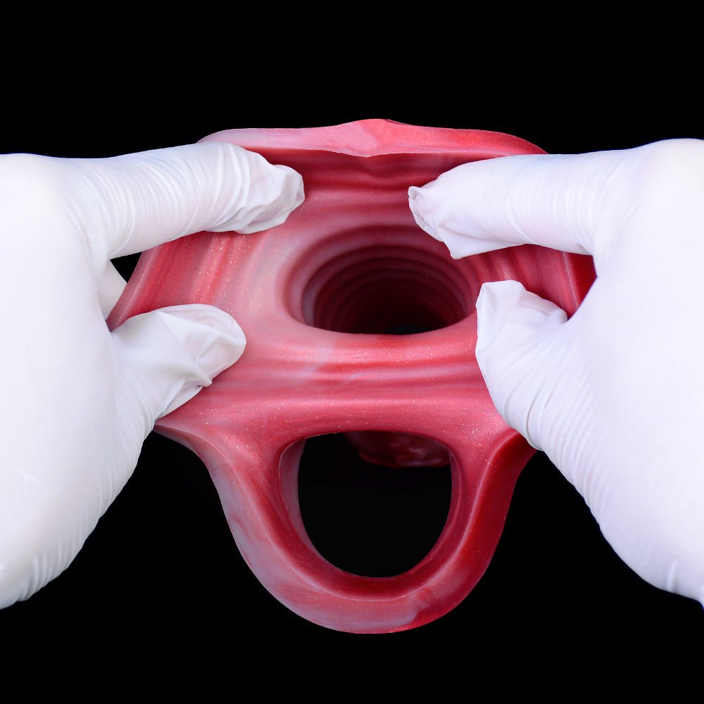 Domlust Fantasy Cock Sleeve – Realistic Dog Knot Extender Toy - BeastGasm