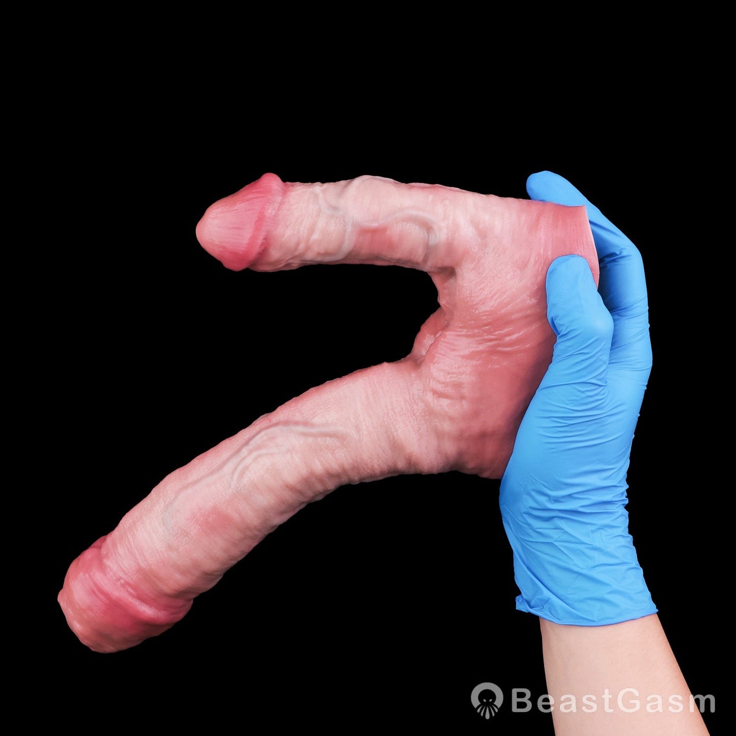 👾 Double Dildo with Suction Base | Demonbound Twin - BeastGasm
