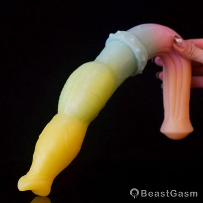 Double Ended Knotted Fantasy Dildo – Sorbet Kyle & Lane - BeastGasm