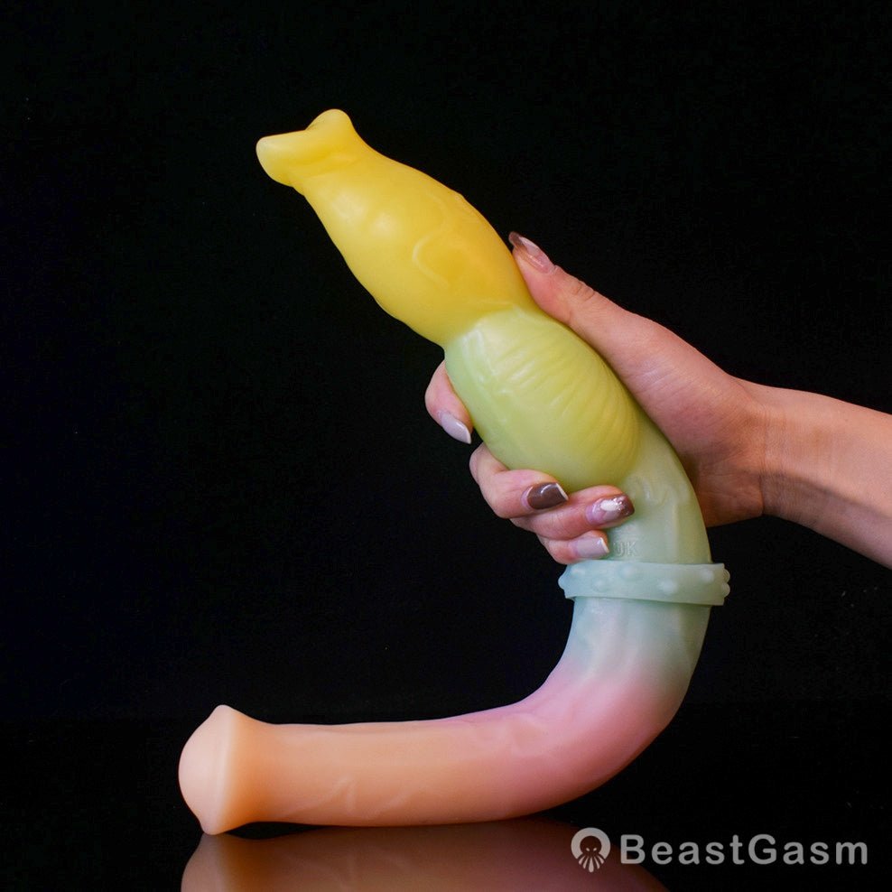 Double Ended Knotted Fantasy Dildo – Sorbet Kyle & Lane - BeastGasm