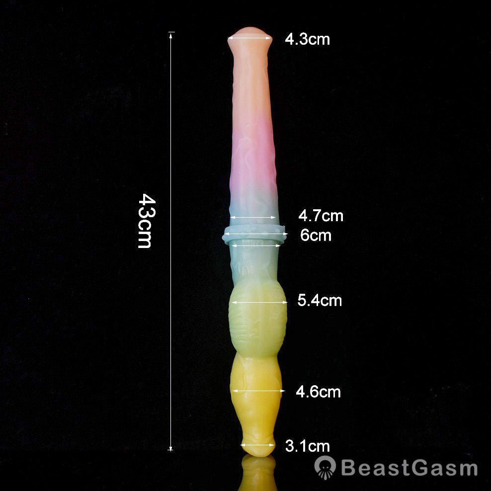 Double Ended Knotted Fantasy Dildo – Sorbet Kyle & Lane - BeastGasm