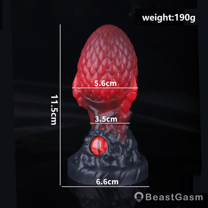 🍎 Dragon Eye Anal Plug – Fantasy Scales & Suction Base - BeastGasm