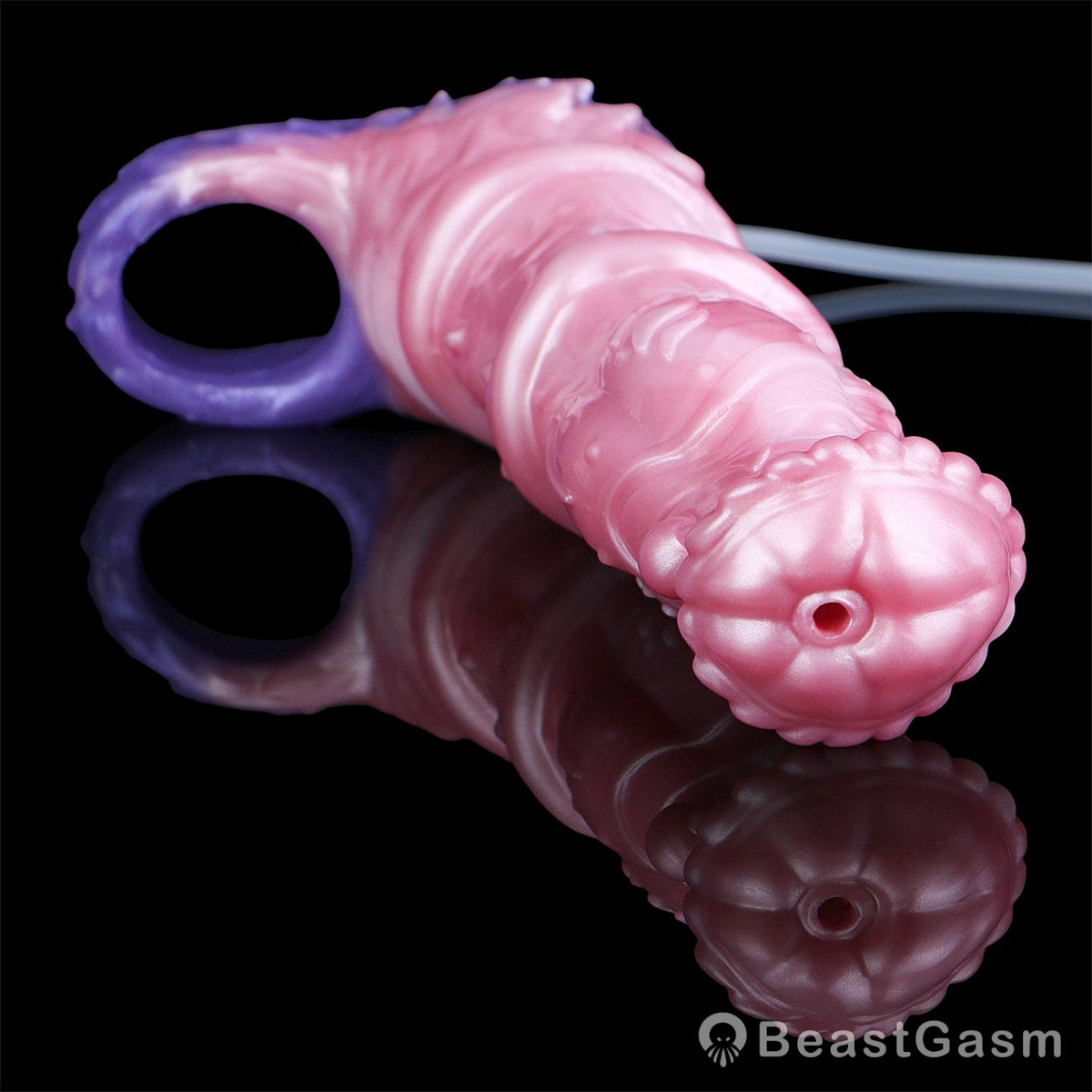 🐉 Dragon Horse Cock Sleeve: Fantasy Water Spraying Extender - BeastGasm