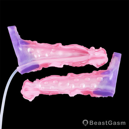 🐉 Dragon Horse Cock Sleeve: Fantasy Water Spraying Extender - BeastGasm