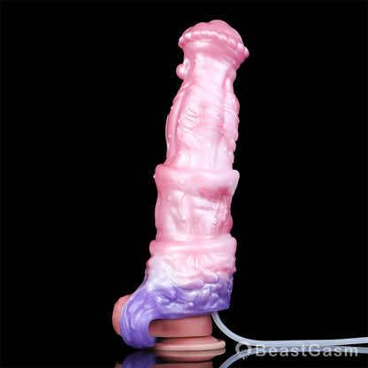 🐉 Dragon Horse Cock Sleeve: Fantasy Water Spraying Extender - BeastGasm