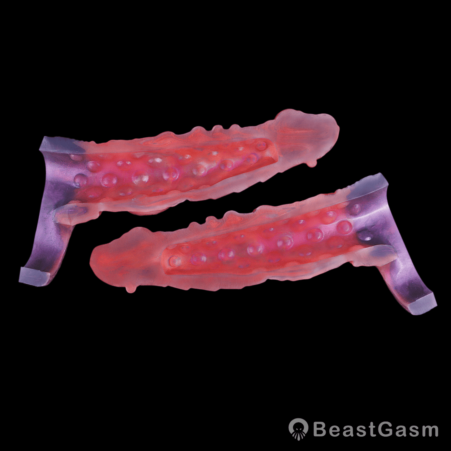 🐦‍🔥 Dragon Scale Fantasy Cock Sleeve – Platinum Silicone Dragon Sleeve - BeastGasm
