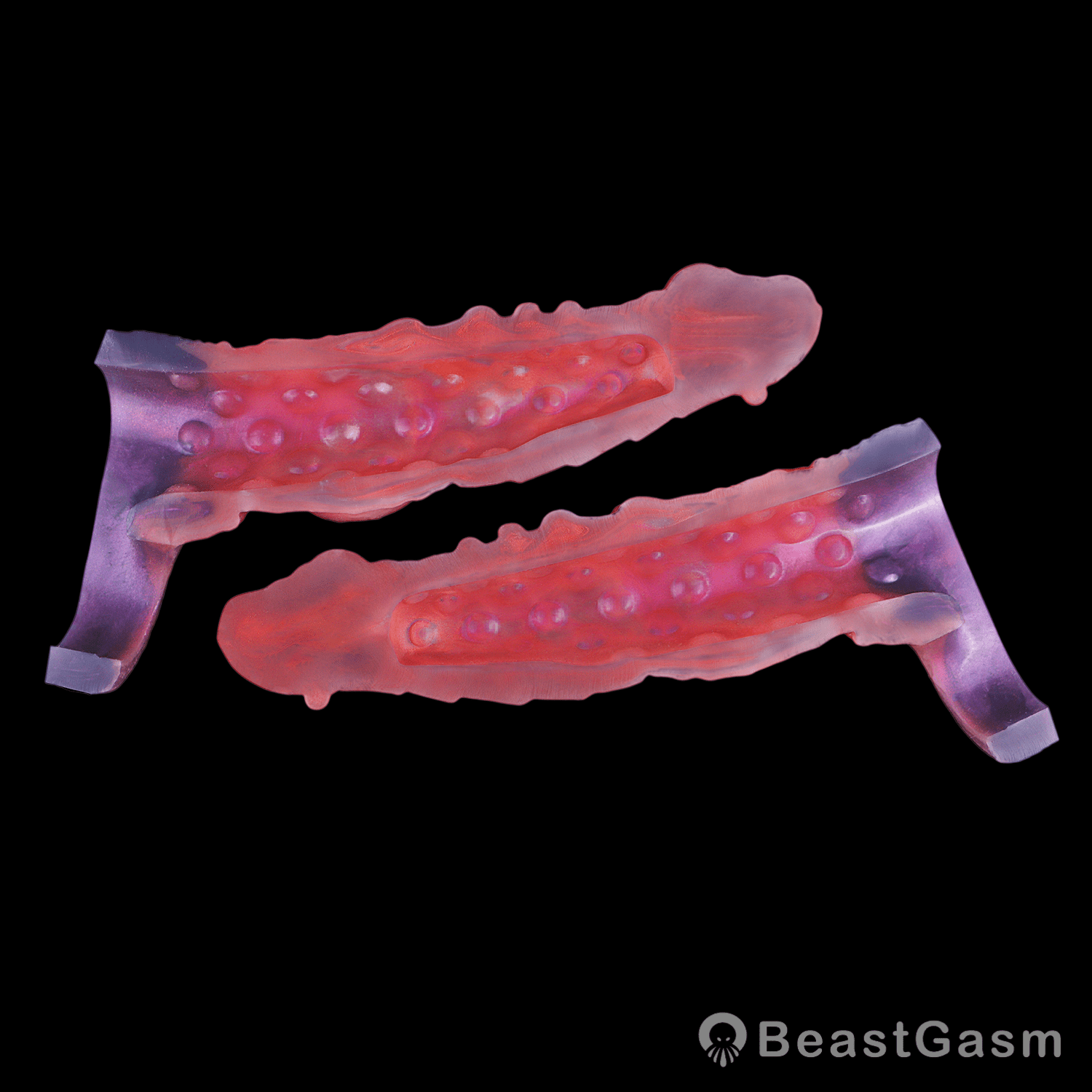 🐦‍🔥 Dragon Scale Fantasy Cock Sleeve – Platinum Silicone Dragon Sleeve - BeastGasm