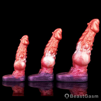 🐦‍🔥 Dragon Scale Fantasy Cock Sleeve – Platinum Silicone Dragon Sleeve - BeastGasm
