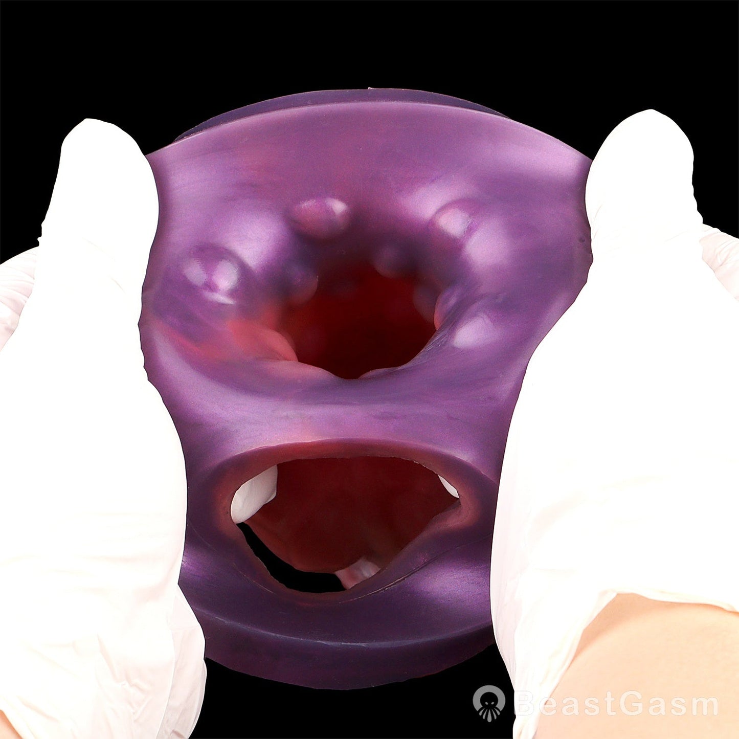 🐦‍🔥 Dragon Scale Fantasy Cock Sleeve – Platinum Silicone Dragon Sleeve - BeastGasm