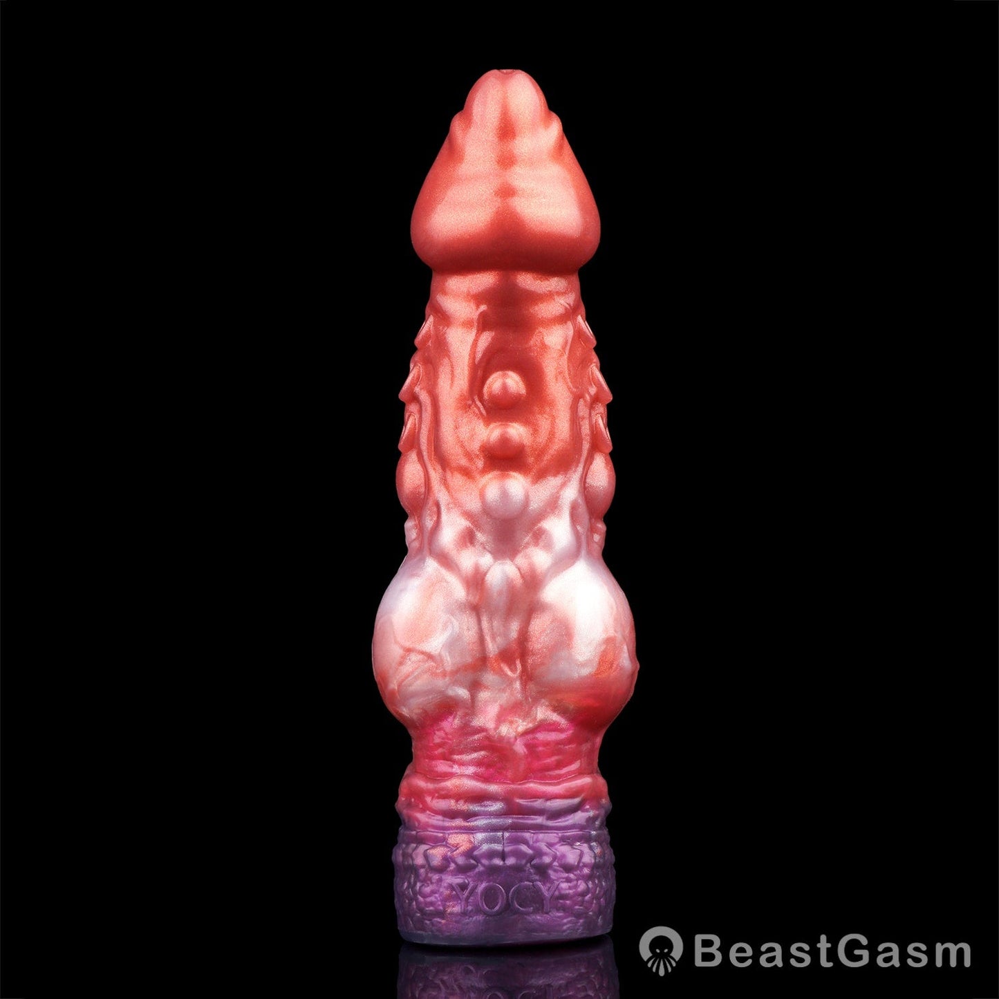 🐦‍🔥 Dragon Scale Fantasy Cock Sleeve – Platinum Silicone Dragon Sleeve - BeastGasm