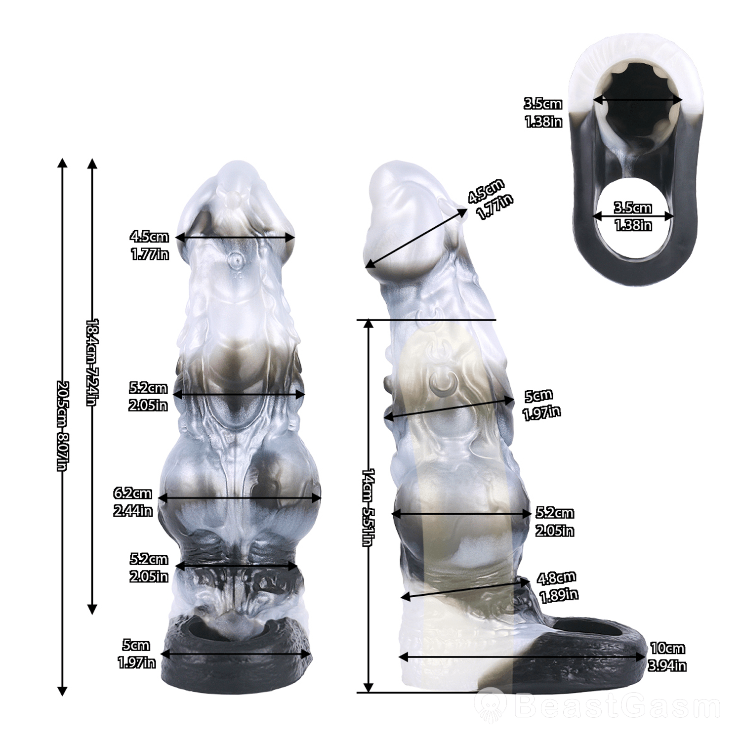 🐦‍🔥 Dragon Scale Fantasy Vibrating Wearable Penis Sleeve - BeastGasm