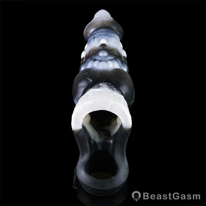 🐦‍🔥 Dragon Scale Fantasy Vibrating Wearable Penis Sleeve - BeastGasm
