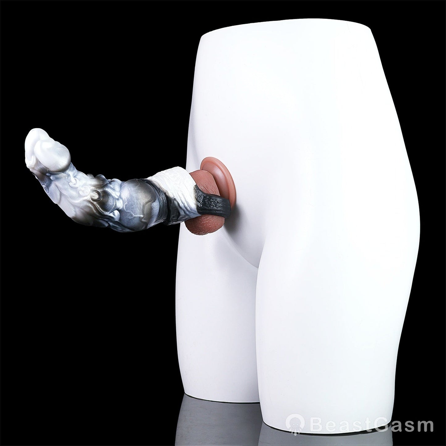 🐦‍🔥 Dragon Scale Fantasy Vibrating Wearable Penis Sleeve - BeastGasm