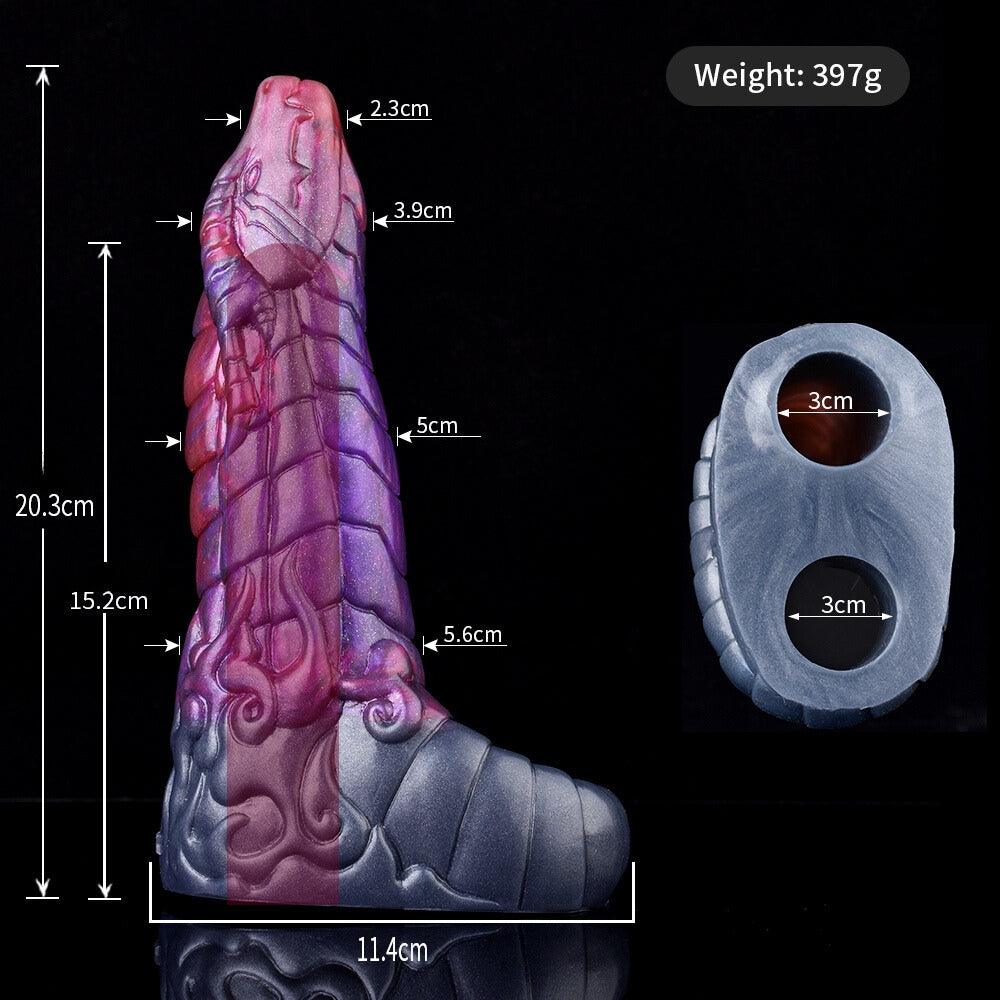 Dragon Scale Penis Extender Sleeve – Waterproof & Durable - BeastGasm