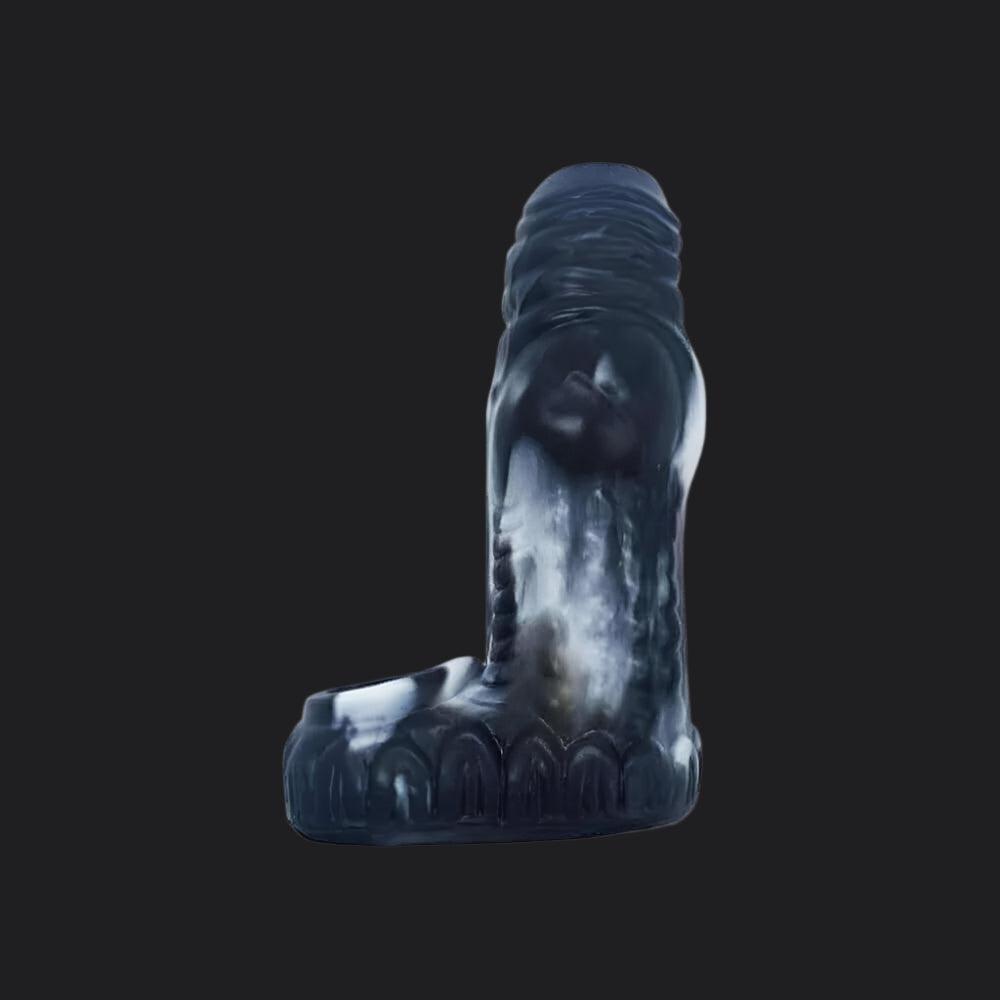 Dragon - Slayer Penis Sheath – Ribbed & Open - Ended - BeastGasm