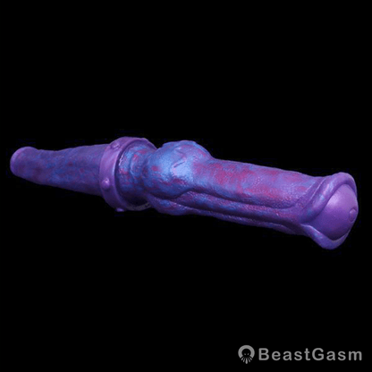🐍 Dual-End Fantasy Knot Dildo Liquid Silicone Beast Dong - BeastGasm