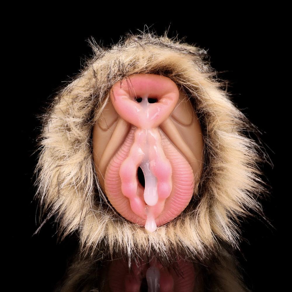 Dual - Hole Furry Animal Masturbator – The Shaggy Chimera - BeastGasm