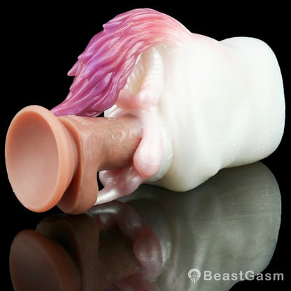 🐴Dual - Hole Rainbow Pocket Pussy – Lifelike Horse Tail | BeastGasm - BeastGasm
