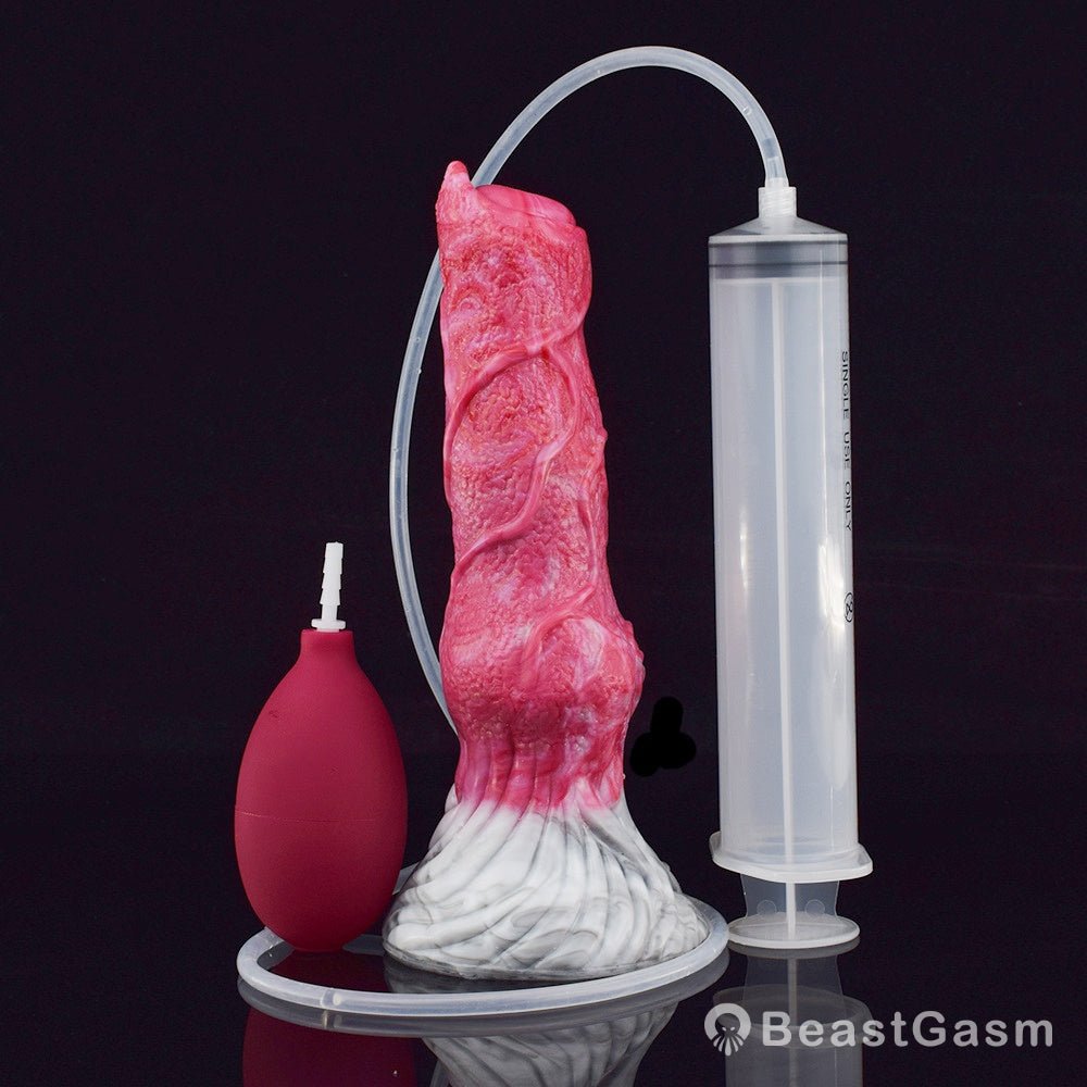 🐕 Eblis 7.8 - Inch Ejaculating Dog Dildo – Realistic Fantasy - BeastGasm