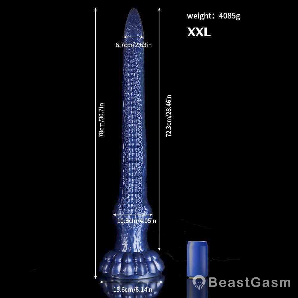 Eel Blue Tentacle Anal Plug – Fantasy Oversized Silicone BeastGasm - BeastGasm