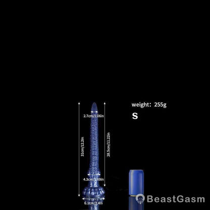 Eel Blue Tentacle Anal Plug – Fantasy Oversized Silicone BeastGasm - BeastGasm