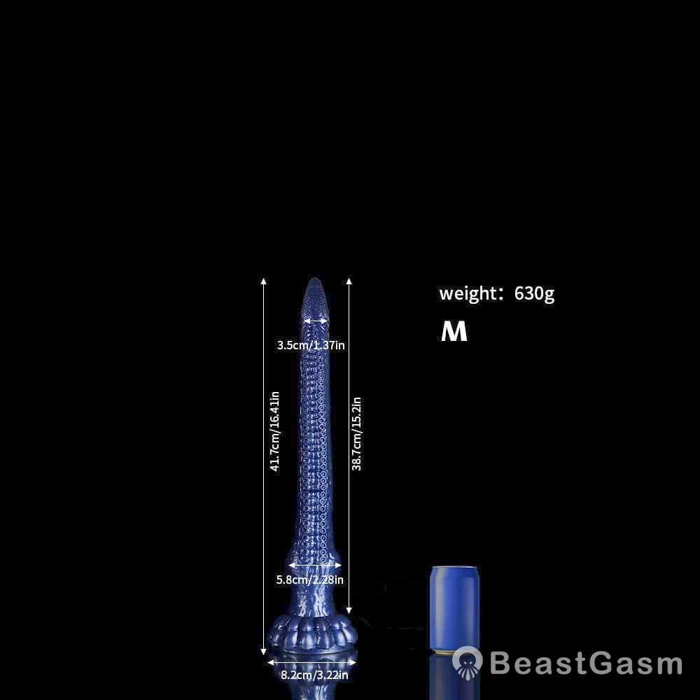 Eel Blue Tentacle Anal Plug – Fantasy Oversized Silicone BeastGasm - BeastGasm