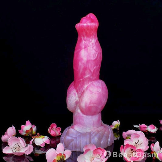 🐺 Elvan 8.5” Knotted Wolf Dildo – Realistic Canine Fantasy - BeastGasm