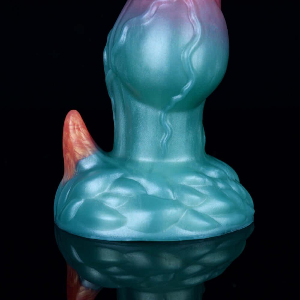 👾 Elyrius Monster Dog Dildo – 7.75” Alien Fantasy with G - Spot Horn - BeastGasm