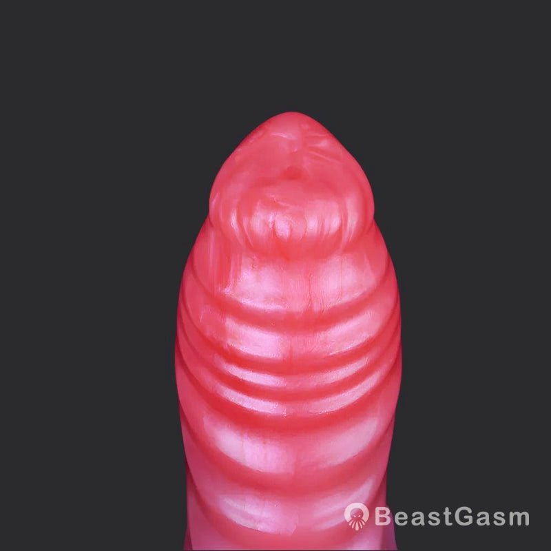 👾 Elyrius Monster Dog Dildo – 7.75” Alien Fantasy with G - Spot Horn - BeastGasm