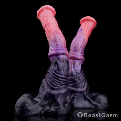 🎠 Ember Eclipse Horse Dildo | Dual-Density Fantasy Dong - BeastGasm