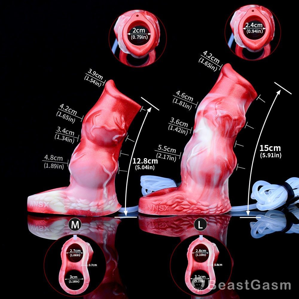 Embercoil - Squirting Knot Sheath & Fantasy Penis Extender - BeastGasm
