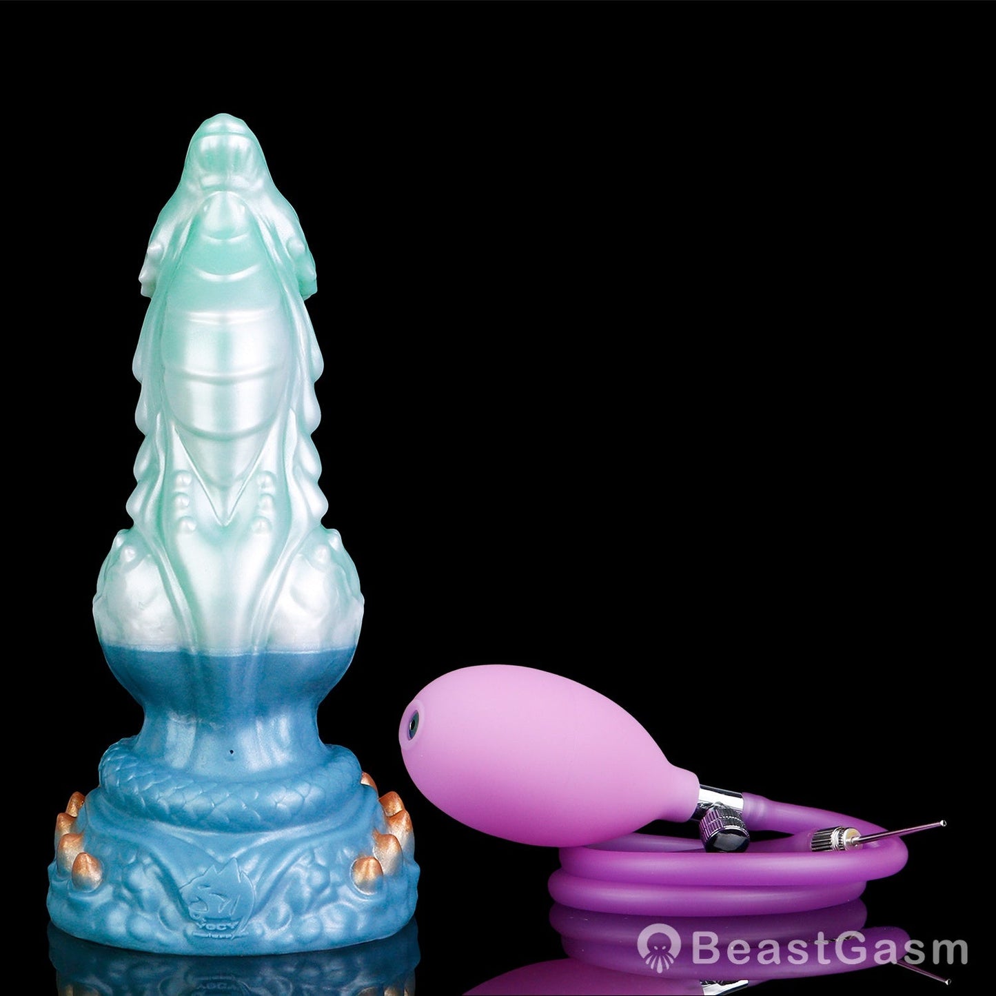 🐉 Emberknuckle Inflatable Dragon Knot Dildo | Fantasy Toy - BeastGasm