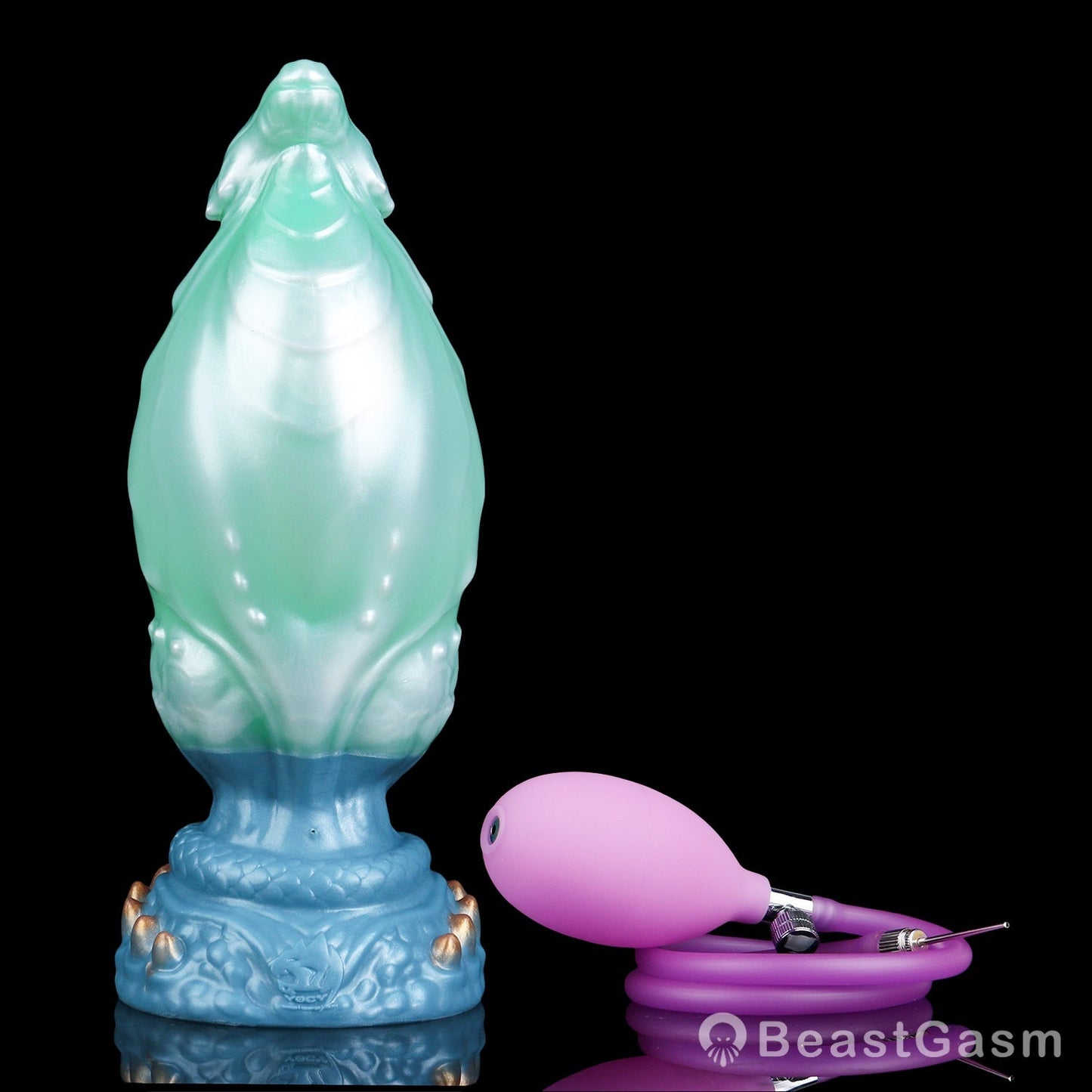 🐉 Emberknuckle Inflatable Dragon Knot Dildo | Fantasy Toy - BeastGasm