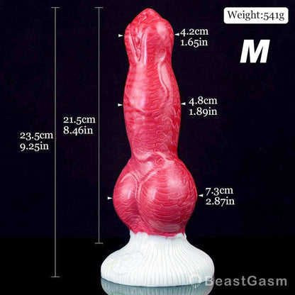 🐕 🐾 Erebus – 3 Sizes of Lifelike Canine Dog Dildo with Suction Cup - BeastGasm