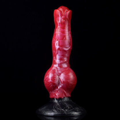 🐕 Erebus 8” Canine Knot Dildo – Realistic, Silicone, Suction Cup - BeastGasm