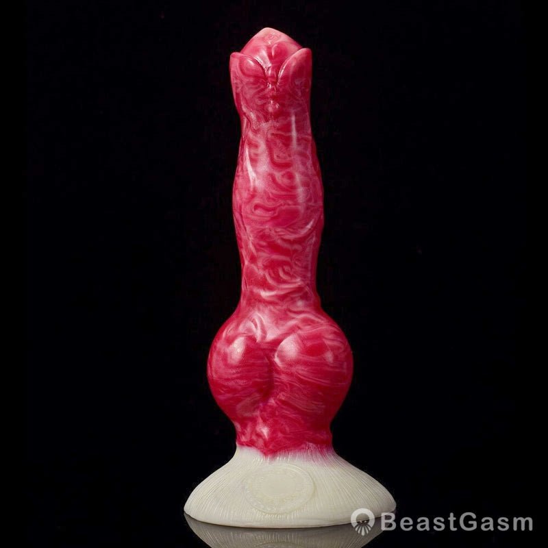 🐕 Erebus 8” Canine Knot Dildo – Realistic, Silicone, Suction Cup - BeastGasm