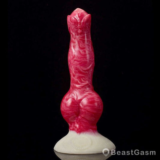 🐕 Erebus 8” Canine Knot Dildo – Realistic, Silicone, Suction Cup - BeastGasm