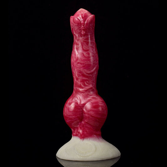🐕 Erebus 8” Canine Knot Dildo – Realistic, Silicone, Suction Cup - BeastGasm