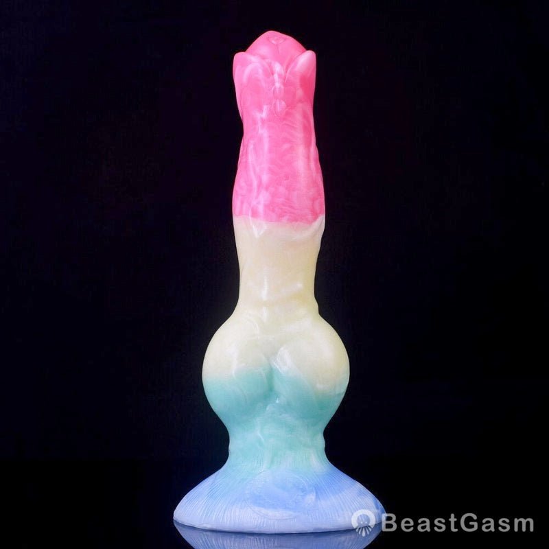 🐕 Erebus 8” Canine Knot Dildo – Realistic, Silicone, Suction Cup - BeastGasm