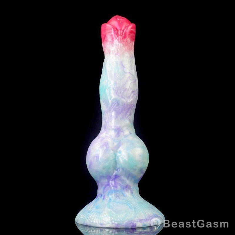 🐕 Erebus 8” Canine Knot Dildo – Realistic, Silicone, Suction Cup - BeastGasm