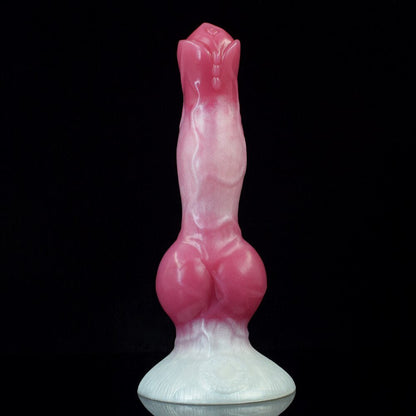 🐕 Erebus 8” Canine Knot Dildo – Realistic, Silicone, Suction Cup - BeastGasm